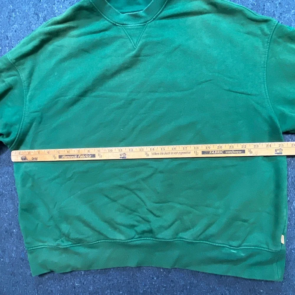 Levi's Gold Tab Mens Large Green Oversized‎ V-Stitch sun faded sweater